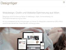 Tablet Screenshot of designtiger.at